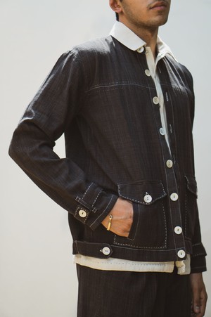 Sonder Unisex Black Bomber from Lafaani