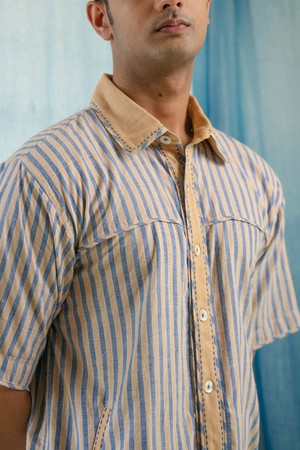AY Colour-Blocked Shirt from Lafaani