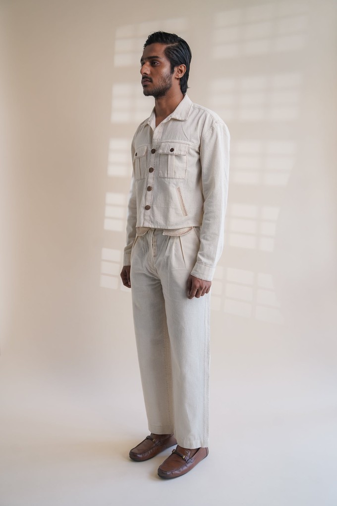 Dawning Shirt Jacket & Tapered Pants Set from Lafaani