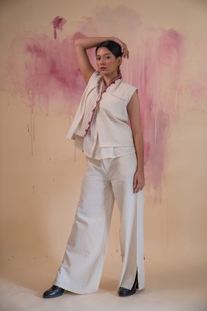 Phosphene Unisex Cropped Vest from Lafaani