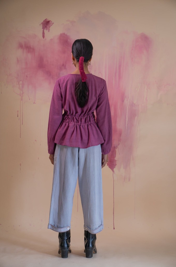 Phosphene Ruched Blouse from Lafaani