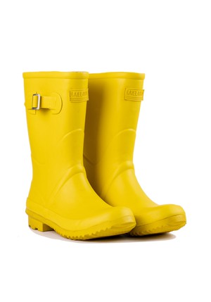 Women’s Yellow Short Wellington Boot from Lakeland Footwear