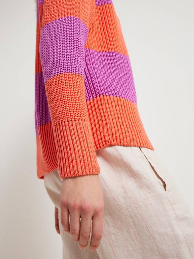 Jumper with stripes (GOTS) from LANIUS