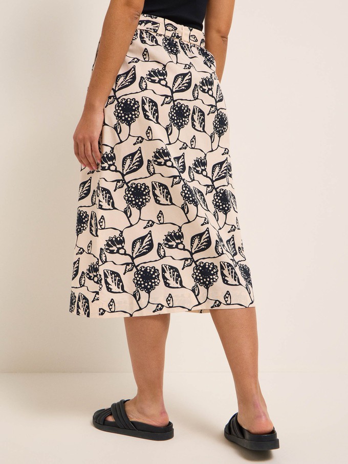 Midi skirt print Botanical Garden (GOTS) from LANIUS