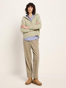 Half-zip sweater via LANIUS