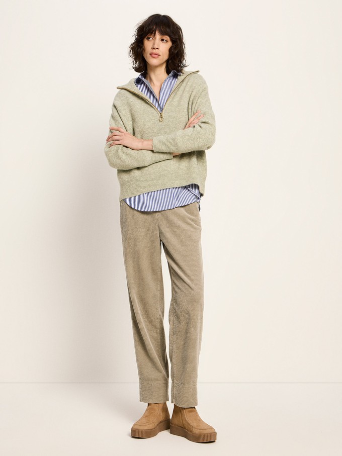 Half-zip sweater from LANIUS