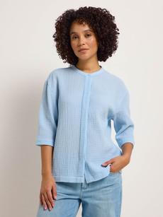 Blouse with structure via LANIUS