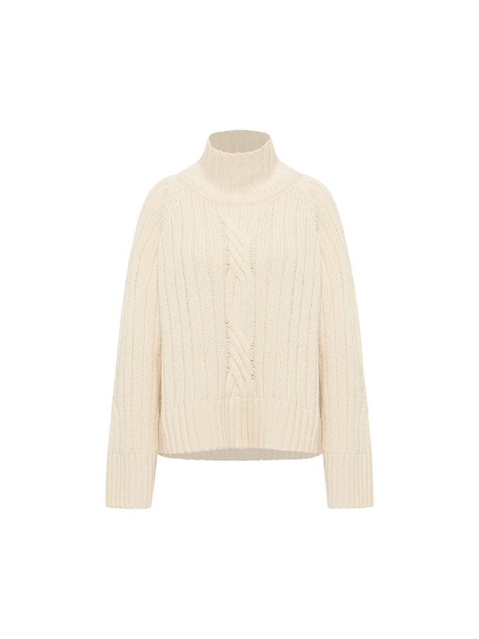 Ribbed sweater oversized (GOTS) from LANIUS