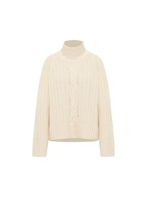 Ribbed sweater oversized (GOTS) from LANIUS