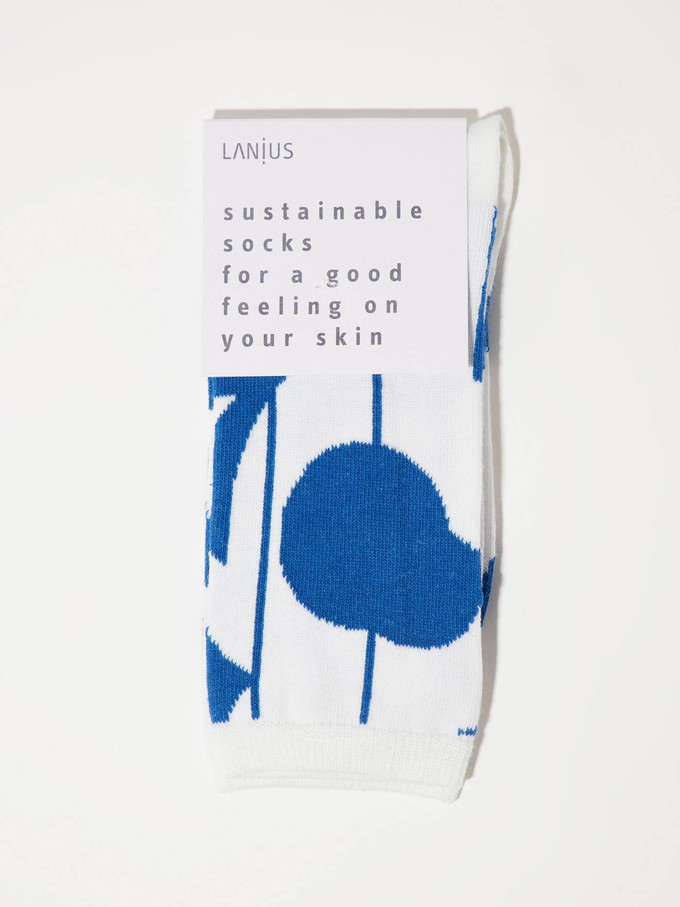 Socks Print Graphic Dots (GOTS) from LANIUS