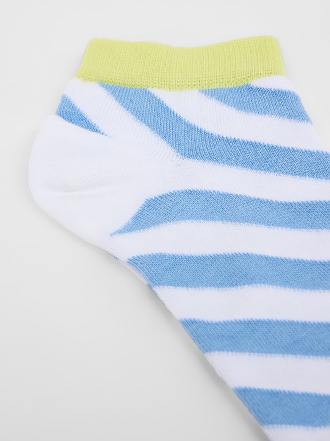 Sneaker socks block stripes (GOTS) from LANIUS
