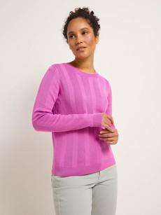 Wide rib sweater (GOTS) via LANIUS