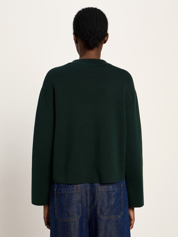 Cardigan with zipper (GOTS) from LANIUS