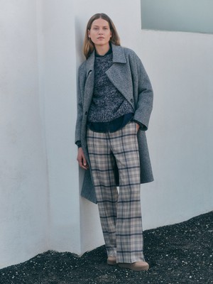 Coat with tie belt from LANIUS