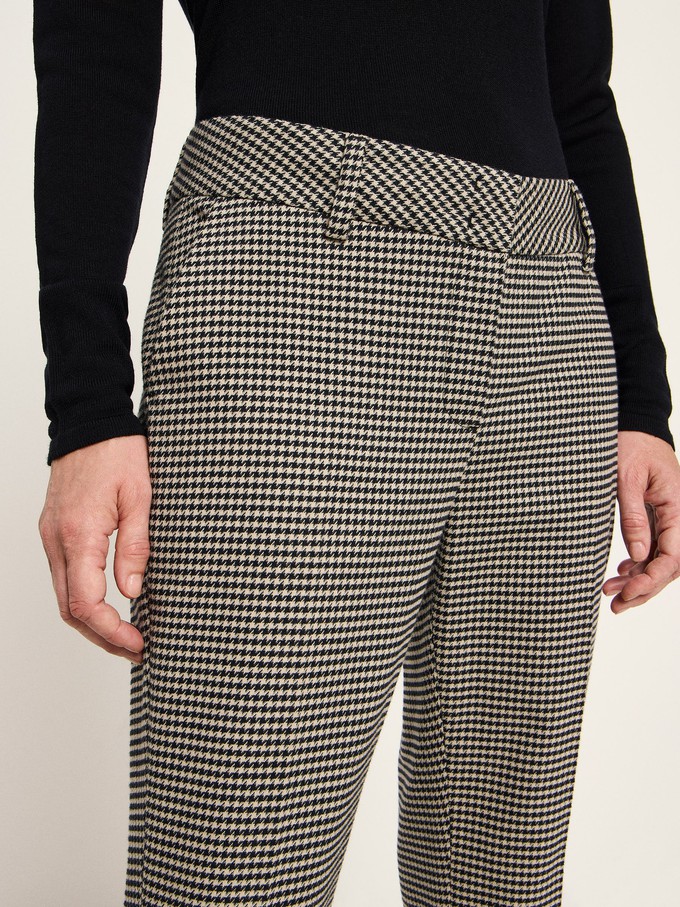 Houndstooth trousers (GOTS) from LANIUS
