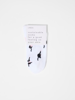 Sneaker socks with intarsia (GOTS) from LANIUS
