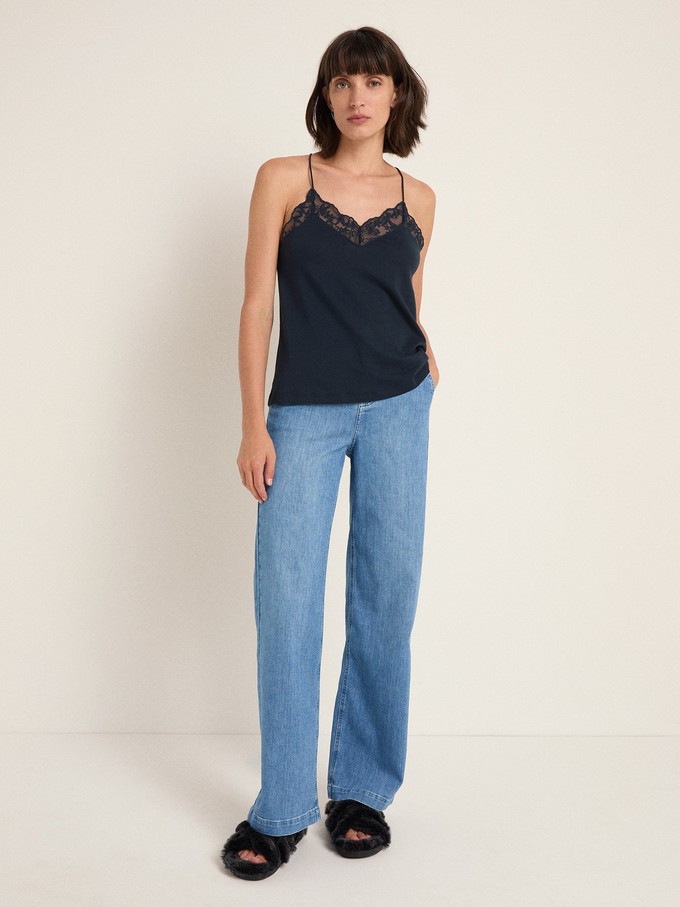 Top with lace (GOTS) from LANIUS