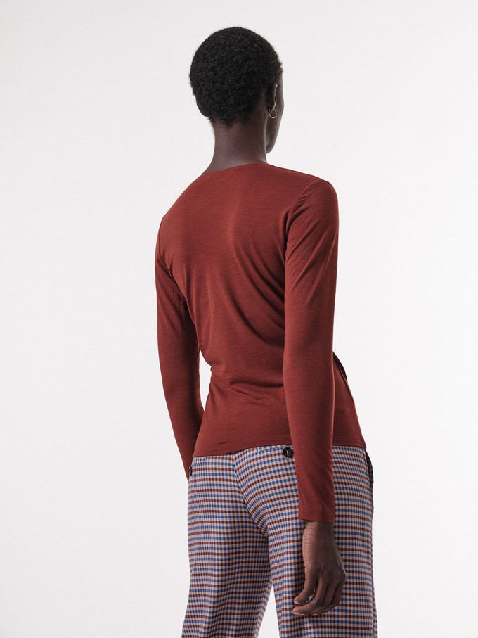 Wrap-around shirt from LANIUS