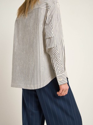 striped blouse jacket (OCS) from LANIUS