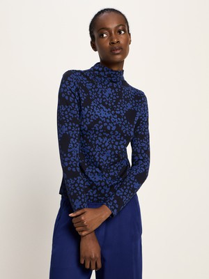 Shirt with stand-up collar from LANIUS