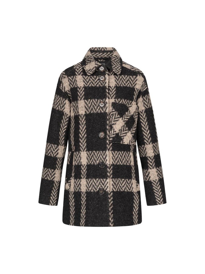 Long check jacket from LANIUS