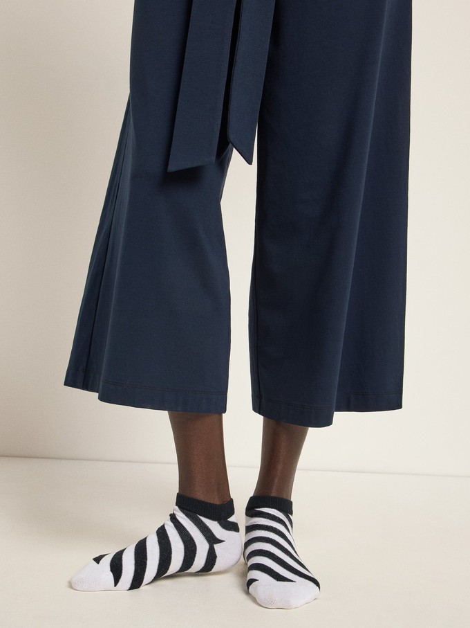 Sneaker socks block stripes (GOTS) from LANIUS