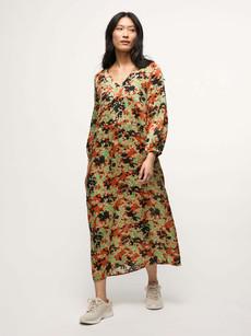 Maxi Dress Print Powerful Bloom via LANIUS
