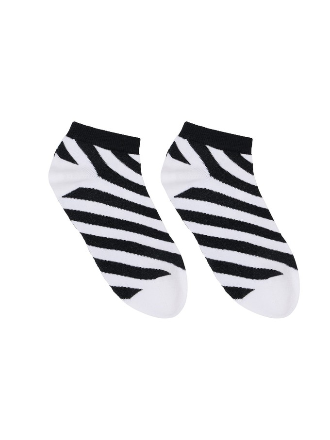 Sneaker socks block stripes (GOTS) from LANIUS