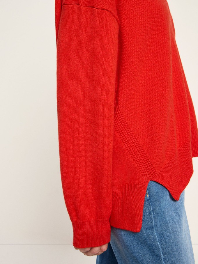 V-neck sweater (GOTS) from LANIUS