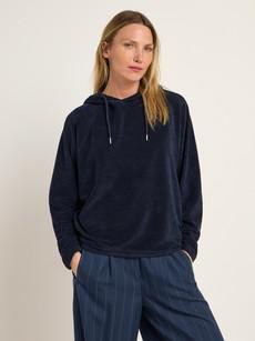 Hooded sweatshirt (GOTS) via LANIUS