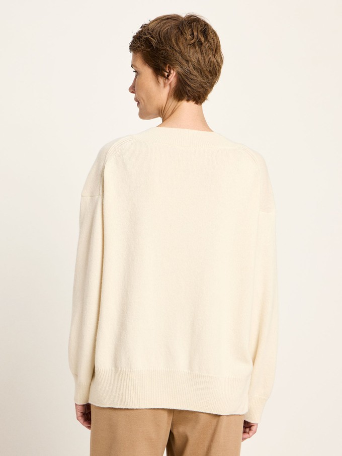 V-neck sweater (GOTS) from LANIUS