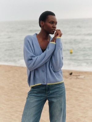 alpaca wool cardigan from LANIUS