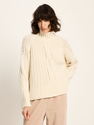 Ribbed sweater oversized (GOTS) from LANIUS