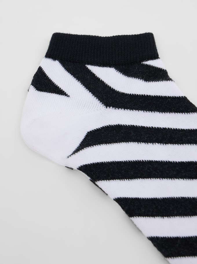 Sneaker socks block stripes (GOTS) from LANIUS