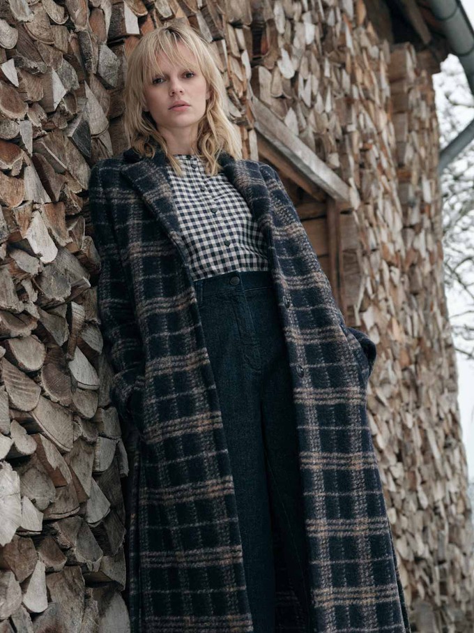 Check blouse from LANIUS