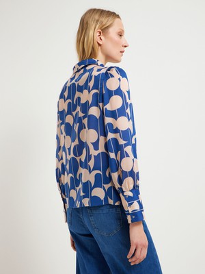 Shirt blouse print graphic dots from LANIUS