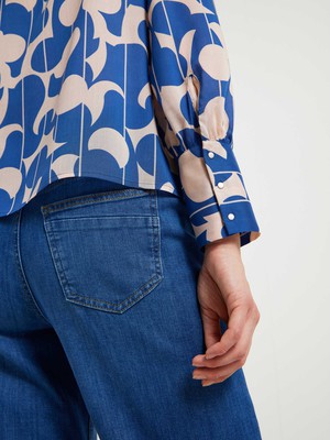 Shirt blouse print graphic dots from LANIUS