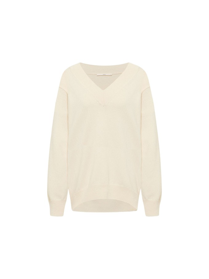 V-neck sweater (GOTS) from LANIUS