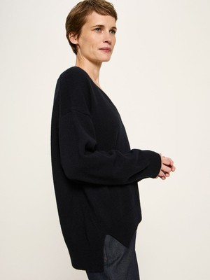 V-neck sweater (GOTS) from LANIUS