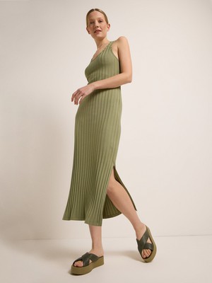 Maxi dress in ribbed look from LANIUS