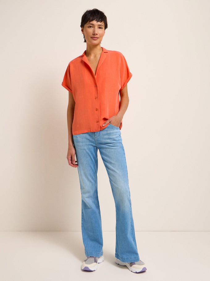 Blouse with lapel collar from LANIUS