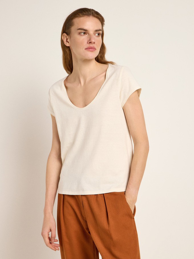 shirt with deep neckline (OCS) from LANIUS