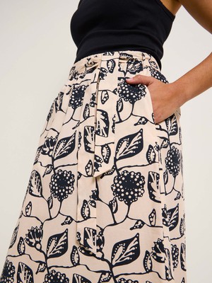 Midi skirt print Botanical Garden (GOTS) from LANIUS