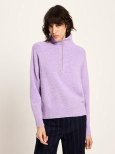 Half-zip sweater via LANIUS