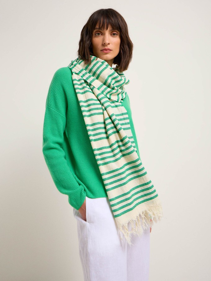 Striped scarf from LANIUS