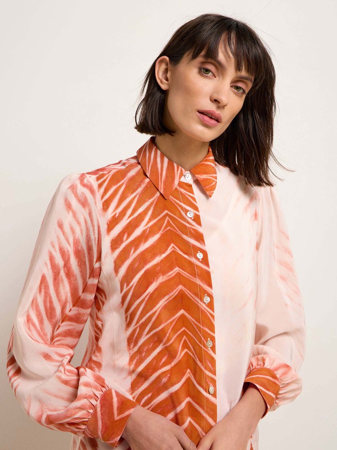 Silk blouse print Tabu from LANIUS