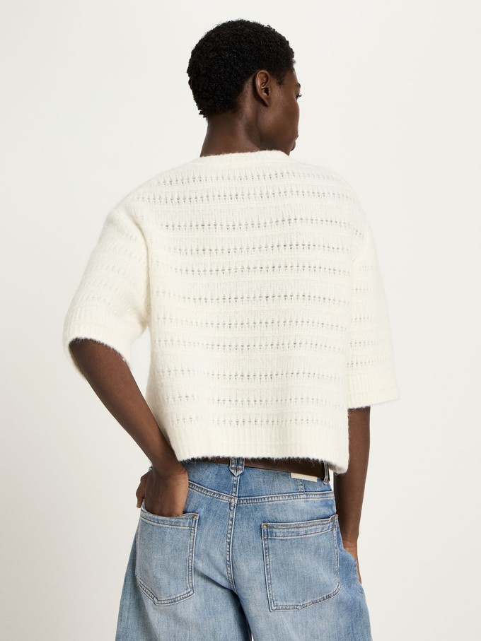 Strickjacke 3/4 Arm mit Ajour from LANIUS