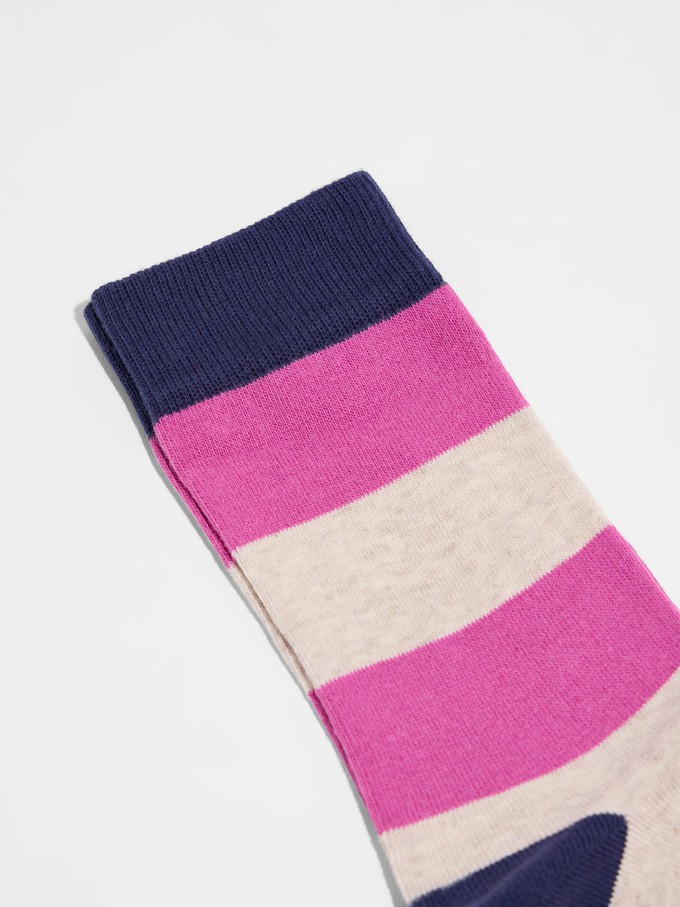 Socks with block stripes (GOTS) from LANIUS
