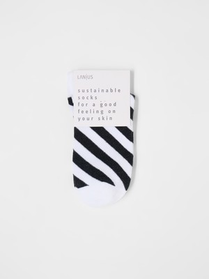 Sneaker socks block stripes (GOTS) from LANIUS