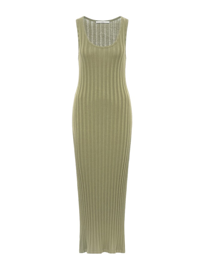Maxi dress in ribbed look from LANIUS